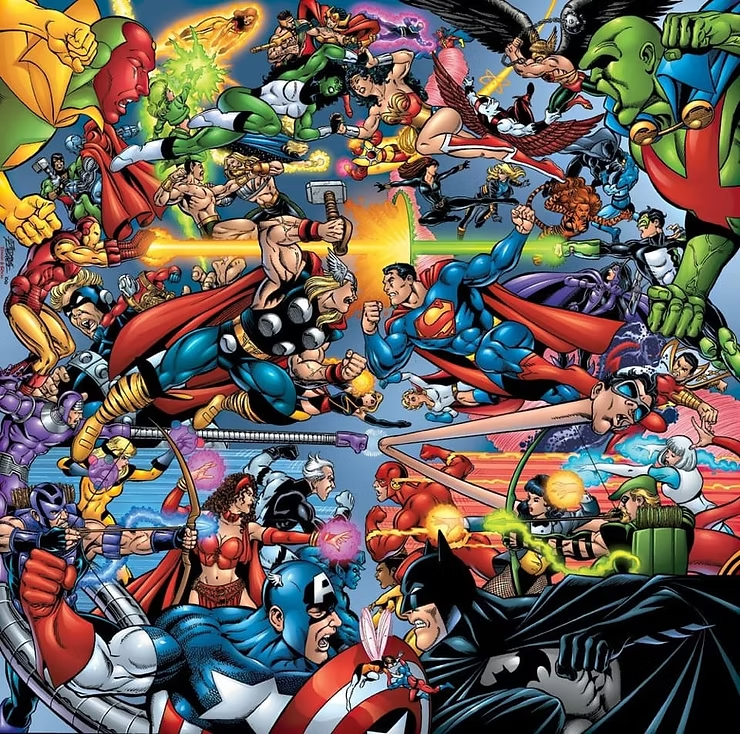 When Worlds Collide: The Epic Marvel/DC Crossover Event